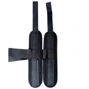 성인용 섹스 본디지 BDSM 키트 침대 구속 세트 수갑 목부터 허벅지까지 조절 가능한 발목 스트랩 수갑 SM 커플용 - Product Image 3