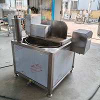Friteuse industrielle automatique à panier rond pour usine de transformation alimentaire, pour poulet frit et produits à base de pommes de terre