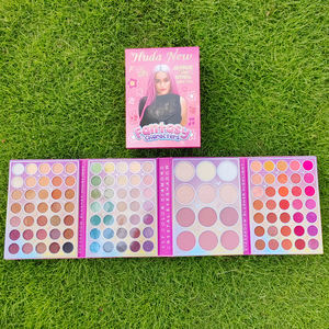 Paleta de Sombras de Ojos Vegana Hudanew, Nueva Colección <span class=keywords><strong>Karol</strong></span> <span class=keywords><strong>G</strong></span>, Alta Pigmentación, 4 Páginas, Maquillaje, Sombra de Ojos - Product Image 2