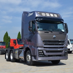 Camion tracteur Howo T7H TH7 6X4 10 roues LHD/RHD tête de camion 400 430hp Prime Mover utilisé camion tracteur Howo - Product Image 6