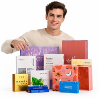 Boîte cadeau de luxe en carton blanc rigide avec logo personnalisé pour bijoux | Emballage rigide à rabat magnétique |   Petite boîte en carton de style tiroir