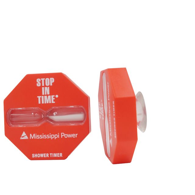 Waterproof Plastic Octagon Shower Timer 5 Minute Sand Hourglass Bathroom Clock Stop in Time Christmas Gift Idea