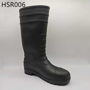 CXT, Bottes de pluie anti-boue de style agricole à hauteur de mollet, blanches/noires, protection des pieds, bottes SRC <span class=keywords><strong>pour</strong></span> le jardinage, la pêche, l'agriculture HSR011 - Product Image 5