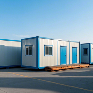 Abri de stockage en acier démontable de 20 pieds, maison conteneur préfabriquée pour villa, hôtel, appartement, unités de logement modulaires préfabriquées - Product Image 6
