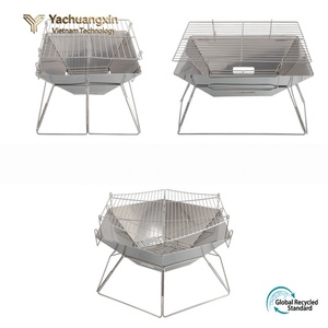 Un outil indispensable pour les barbecues de vacances, barbecue pliable, barbecue au charbon portable, barbecue de camping en plein air. - Product Image 5