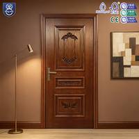 Porte intérieure moderne en MDF à prix abordable avec cadre et surface finie pour la décoration de chambres, appartements et hôtels