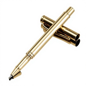 قلم حبر معدني مطلي بألوان متعددة للبيع بالجملة من المصنع، قلم توقيع تجاري محايد مع إمكانية طباعة الشعار، لوازم مكتبية - Product Image 1