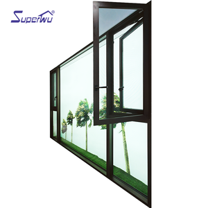 Superhouse Chất Lượng Cao Nhôm Cửa Sổ Trung Quốc Nghiêng & Lần Lượt Cửa Sổ Với <span class=keywords><strong>Flynet</strong></span> Cho Toàn Bộ Nhà Tùy Chỉnh Cửa Sổ Với Giấy Chứng Nhận - Product Image 2