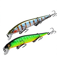 Leurre Vivant Flottant/À Coulée Lente Minnow 98 cm 10 g pour Pêche à Longue Portée au Bar, au Poisson Mandarine et aux Autres Prédateurs