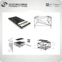 Plateforme de Scène Modulaire en Alliage d'Aluminium de Haute Qualité 2026, Certifiée EN1090, Grade Ingénierie Professionnel, Charge Lourde, Montage Rapide