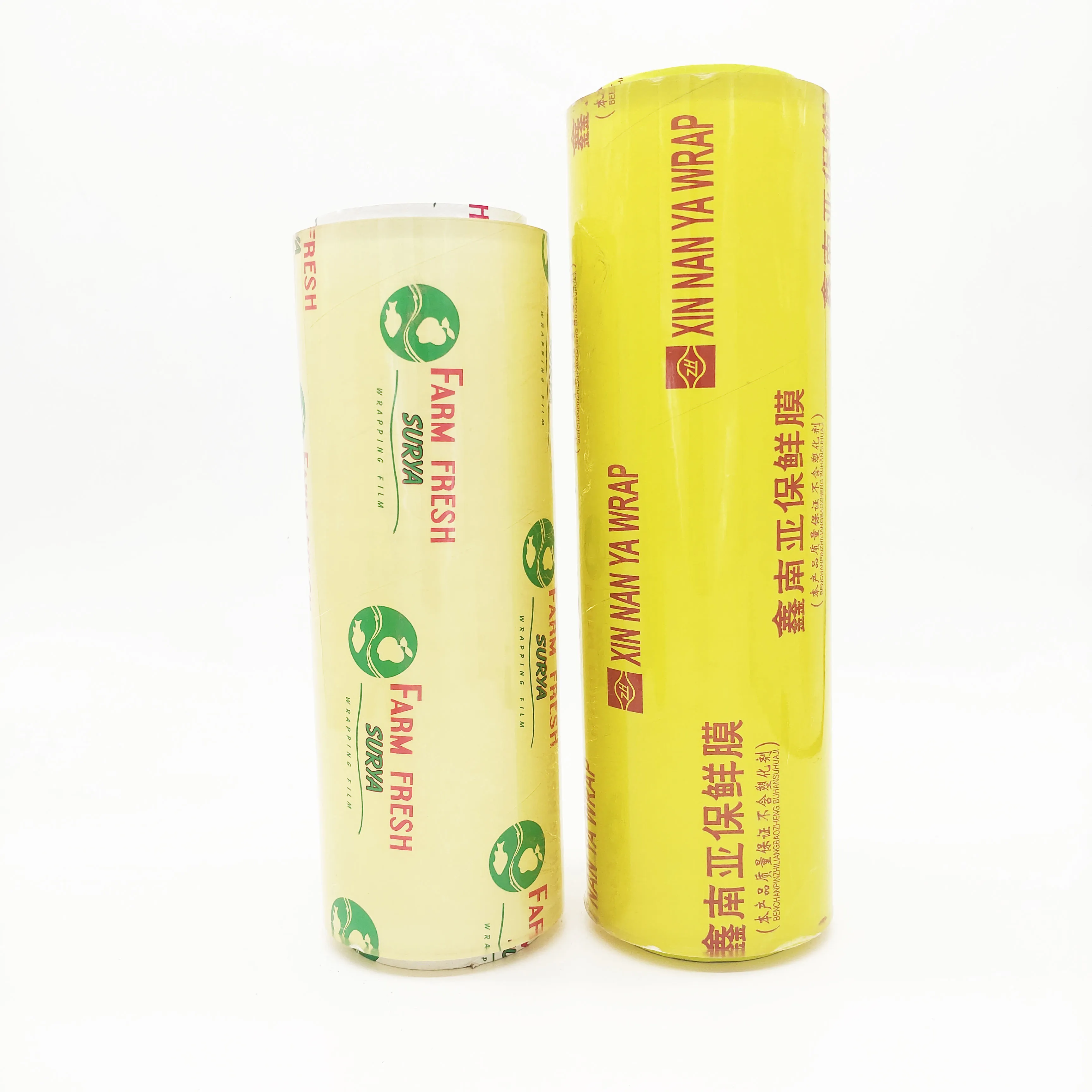 food wrapping plastic transparent soft PVC stretch warp