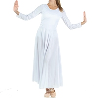 Robe de danse de louange pour femmes Costume d'église Robe de danse liturgique