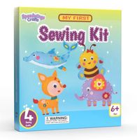 Mon premier kit de couture pour enfants, ensemble de couture artisanale en feutre pour animaux, kit de couture à la main pour débutants, jouet fait main pour enfants