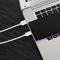 Kabel Data USB Type C 1m OEM Custom untuk Ponsel Smartphone Android Samsung, Pengisian Daya Cepat