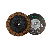 TRUE SHINE Meule diamantée en céramique de 7 pouces (5 mm) pour polissage à sec et meulage du béton, dureté moyenne, OEM