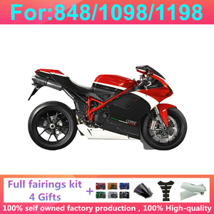 Kit Completo de <span class=keywords><strong>Carenado</strong></span> de Inyección para Motocicleta, Compatible con <span class=keywords><strong>DUCATI</strong></span> 848 <span class=keywords><strong>1098</strong></span> 1198 1198s 2007 2008 2009 2010 2011 2012 - Product Image 5