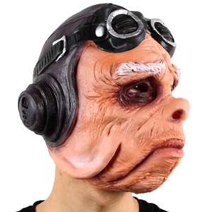 Masque intégral en latex pour cosplay, costume de fermier Steam, Ugnaught Kuiil, accessoires de fête pour Halloween et Noël - Product Image 5