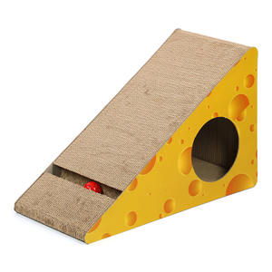 Grattoir à <span class=keywords><strong>chat</strong></span> en <span class=keywords><strong>carton</strong></span> ondulé en forme de maison pour <span class=keywords><strong>chat</strong></span>, prix bas - Product Image 4