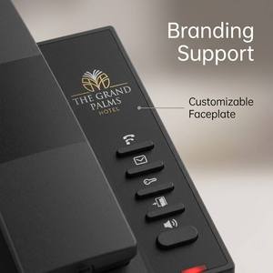 <span class=keywords><strong>Téléphone</strong></span> <span class=keywords><strong>IP</strong></span> mural compact H601 sans écran pour hôtel, <span class=keywords><strong>téléphone</strong></span> VoIP SIP avec PoE, 2 touches programmables, façade personnalisable - Product Image 6