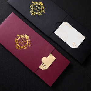 Porta Tessera VIP Personalizzato in Carta, Custodia per Carta Regalo, Confezione Regalo - Product Image 1