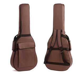 Vente en gros de guitare acoustique personnalisée 36 39 40 41 "<span class=keywords><strong>classique</strong></span> double épaule rembourrée sac rigide étanche pour guitare/basse - Product Image 4