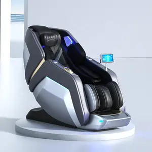 Cadeira de massagem luxuosa 2024 alongamento tecido profundo 4D cadeira de massagem barata gravidade zero com detecção de saúde