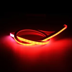 Addressable Pixel 12V Flexible Waterproof IP68 2835 5050 RGB RGBW Silicone Flex LED Neon Strip Light for outdoor usage