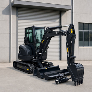 Mini-excavatrice sur chenilles EPA 2,5 tonnes avec moteur Kubota, livraison gratuite, mini-pelle multifonctionnelle agricole hydraulique diesel - Product Image 1