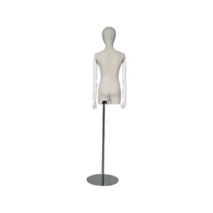 Torse de mannequin en plastique articulé <span class=keywords><strong>vintage</strong></span> demi-corps à la mode - Product Image 2
