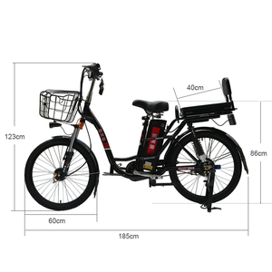 Bicicleta Eléctrica de 2 Ruedas al por Mayor, Batería de Litio Potente de 48V 12AH para Adultos, Bici Eléctrica Retro SY-HYN - Product Image 3