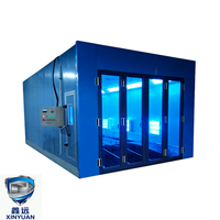 Cabine de peinture électrique industrielle Xinyuan - Cabine de peinture automobile professionnelle avec affichage de la température 18KW 80C