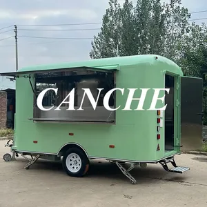 Carrito de Comida Móvil Estándar Alemán, Carrito de Dulces y Chocolates, Remolque de Comida Móvil para la Venta - Product Image 6