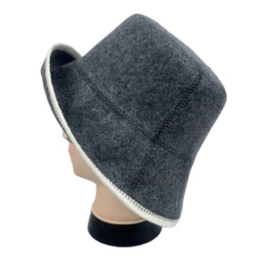 Sombrero de Sauna de cubo moderno ecológico de fieltro de lana natural para Banya, gorro de ducha resistente al calor para hombres y mujeres, protección para la cabeza - Product Image 6