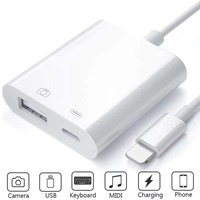 Adaptateur OTG 2 en 1 de type C, clé USB, téléphone, tablette, convertisseur universel de type C, charge rapide, 10 ports, Compatible avec Ios et Android