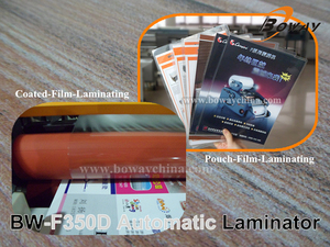 BOWAY updated F350D auto feeding and cutting film thermal laminator - Product Image 3