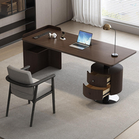Bureau italien minimaliste haut de gamme bureau en bois massif moderne minimaliste étude Designer Style bureau bureau maison