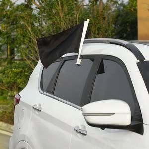 Bandera Roja Sólida para Coche de 18*12 Pulgadas (30*45 cm), Bandera de Color Sólido para Ventana de Coche - Product Image 4