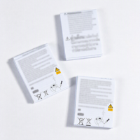 Brochures d'instructions en carton 70 g/m², impression offset, pliage multiple pour emballage électronique, certifiées FSC