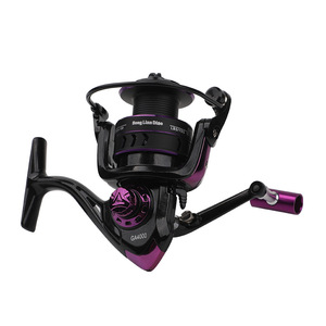 Carrete de Pesca Giratorio Totalmente Metálico con Rodamientos de Acero Inoxidable 12BB+1RB, Relación de Velocidad 5.2:1, para Agua Salada, Río, Señuelos Artificiales y Pesca en Arroyos - Product Image 1
