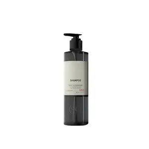 Ensemble de shampooing et d'après-shampoing pour cheveux de marque privée, shampoing marocain pur biologique sans sulfate pour hommes, bouteille marocaine OEM