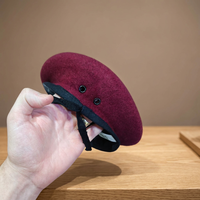 Béret unisexe personnalisé, 100% laine, tactique, respirant, toutes saisons, fabricant de haute qualité conforme à la norme ISO 9001:2015