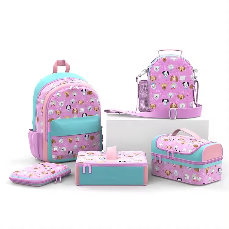 Zaino Weiju forniture per la scuola Custom portapenne borsa per la scuola e Set di borse per il pranzo per bambini