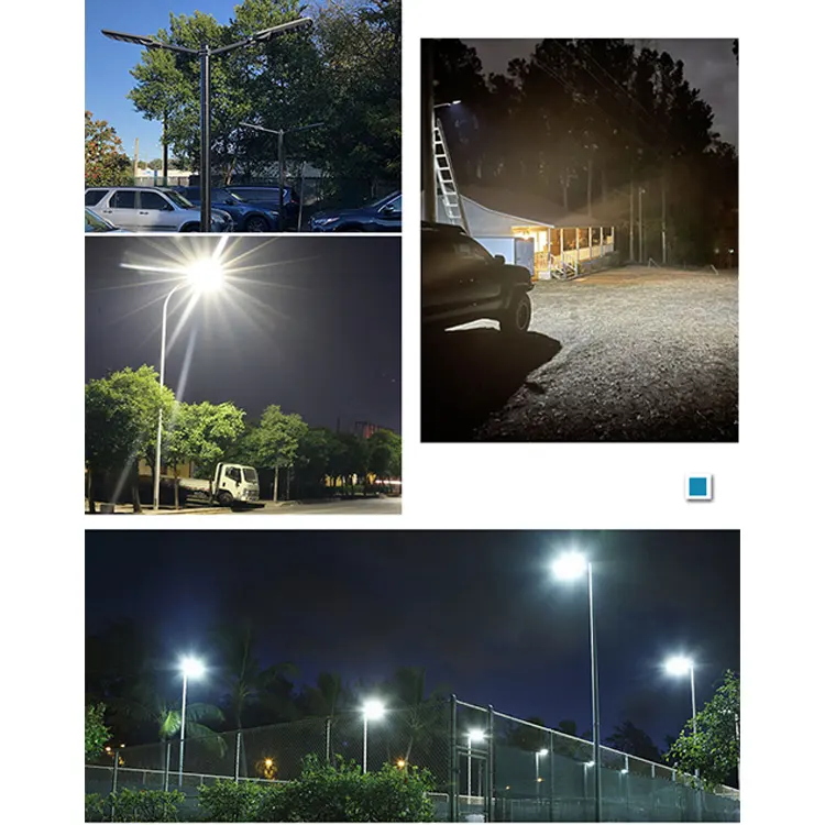 WOLINK Flood Garden IP65 Waterproof road lamp Integrated LED high quality power solar street light outdoor
