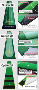 <span class=keywords><strong>Tapis</strong></span> <span class=keywords><strong>de</strong></span> <span class=keywords><strong>golf</strong></span> Jackson, mini <span class=keywords><strong>tapis</strong></span> <span class=keywords><strong>d</strong></span>'entraînement intérieur en plastique vert avec grip en caoutchouc pour la pratique du putting au bureau - Product Image 5