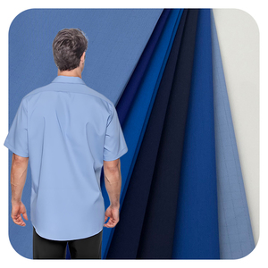 Nhà Máy Chứng Khoán Tùy Chỉnh Chống Tĩnh Mồ Hôi Wicking Cotton Workwear Vải Dệt Tre Polyester Sợi Áo Sơ Mi Vải-27714 - Product Image 1