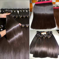 Paquetes de Cabello Humano Virgen Natural Vietnamita al por Mayor, con Cutícula Alineada, Sin Procesar, Ondulado, Extensiones de Cabello
