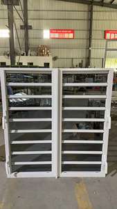 Volet persienne vertical amovible TOMA en alliage d'aluminium moderne avec panneau en verre, protection extérieure durable contre les moustiques - Product Image 4