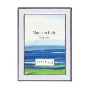 Beltrami Photo <b>Frame</b> <b>4x6</b> Inch Real Silver Plated Made In Italy - Product Image 1