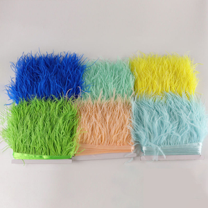 Muestras Gratis de Plumas de Avestruz al por Mayor, Plumas Naturales de 8-10 cm para Accesorios de Ropa, Encaje de Plumas Extra Largo - Product Image 2