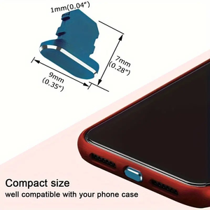 Tappi antipolvere in lega di alluminio per <span class=keywords><strong>Iphone</strong></span> interfaccia Lightning serie tappo Cover protettiva decorazione del telefono - Product Image 2